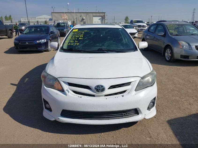 2011 Toyota Corolla S VIN: 2T1BU4EE6BC608039 Lot: 12066974