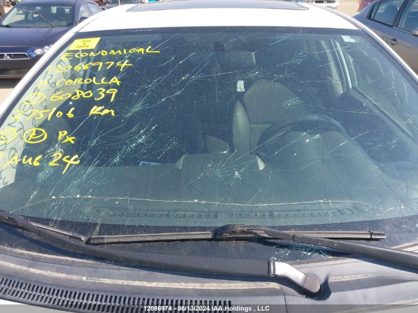 2011 Toyota Corolla S VIN: 2T1BU4EE6BC608039 Lot: 12066974