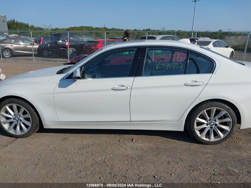 2014 BMW 320 I xDrive VIN: WBA3C3G51ENS70787 Lot: 12066978