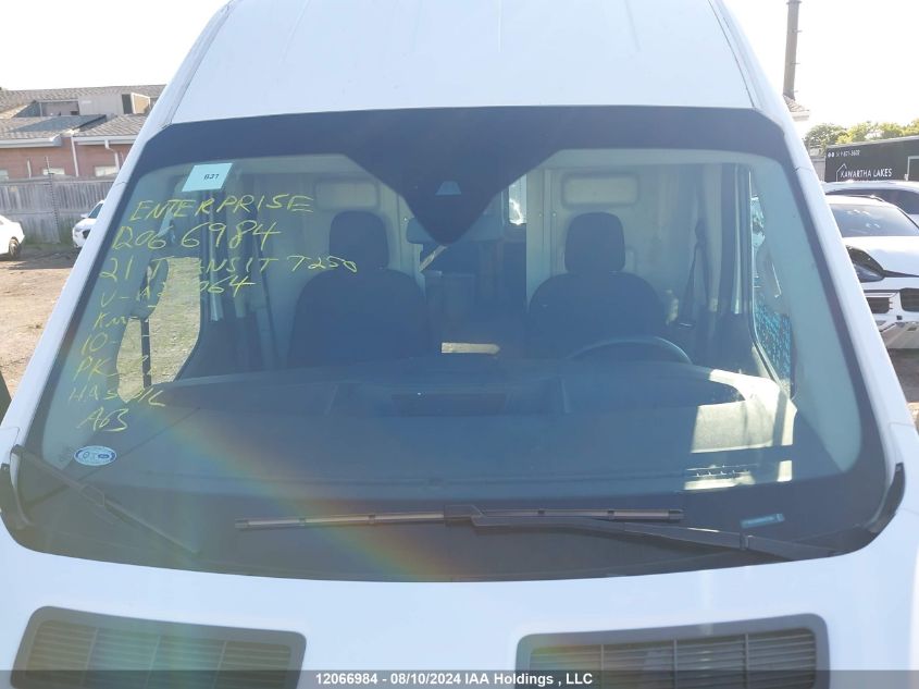 2021 Ford Transit T-250 VIN: 1FTBR3X88MKA27064 Lot: 12066984