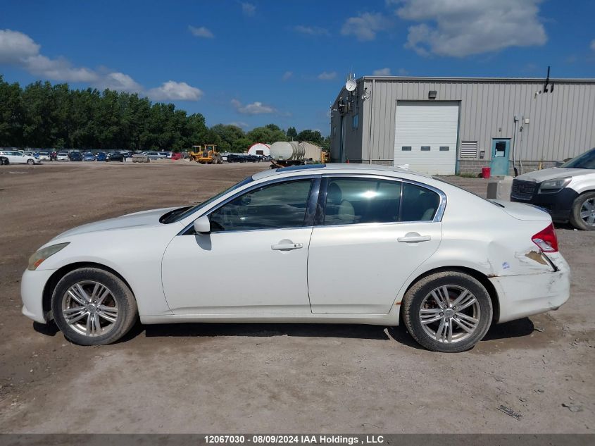 2010 Infiniti G37X VIN: JN1CV6AR9AM456784 Lot: 12067030