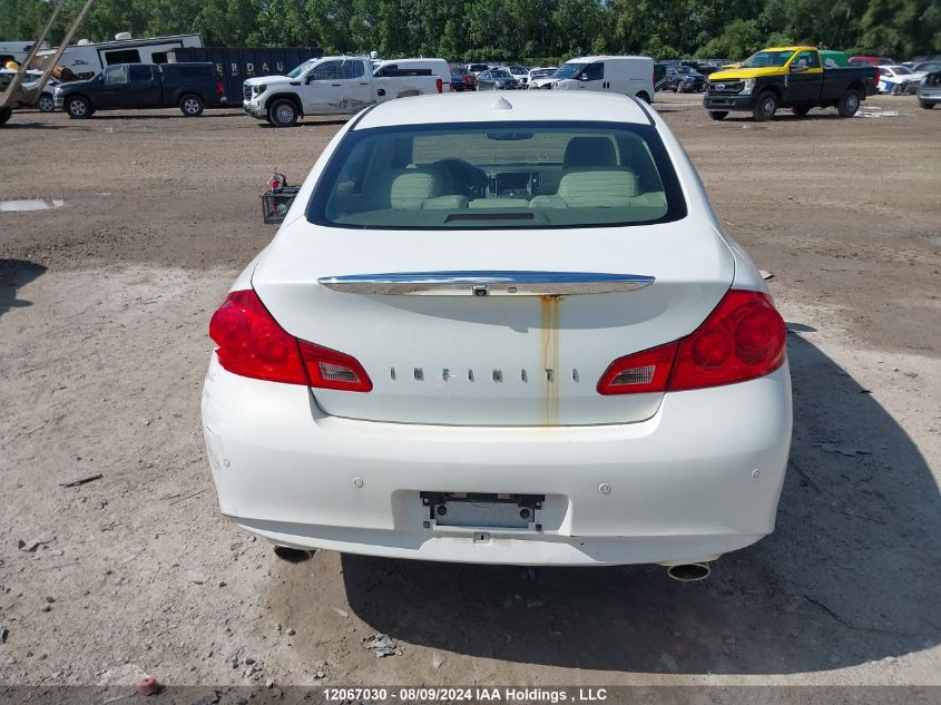 2010 Infiniti G37X VIN: JN1CV6AR9AM456784 Lot: 12067030
