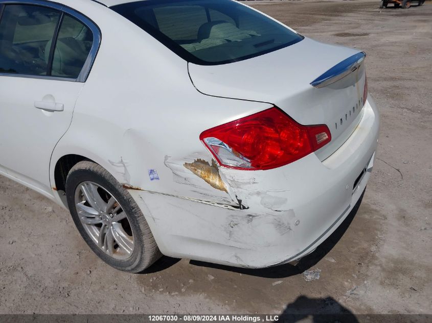 2010 Infiniti G37X VIN: JN1CV6AR9AM456784 Lot: 12067030