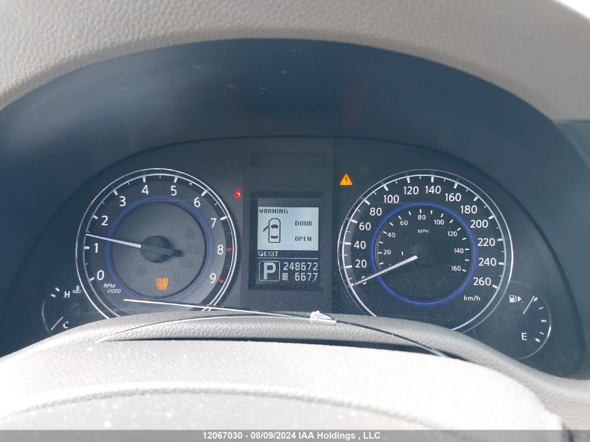 2010 Infiniti G37X VIN: JN1CV6AR9AM456784 Lot: 12067030