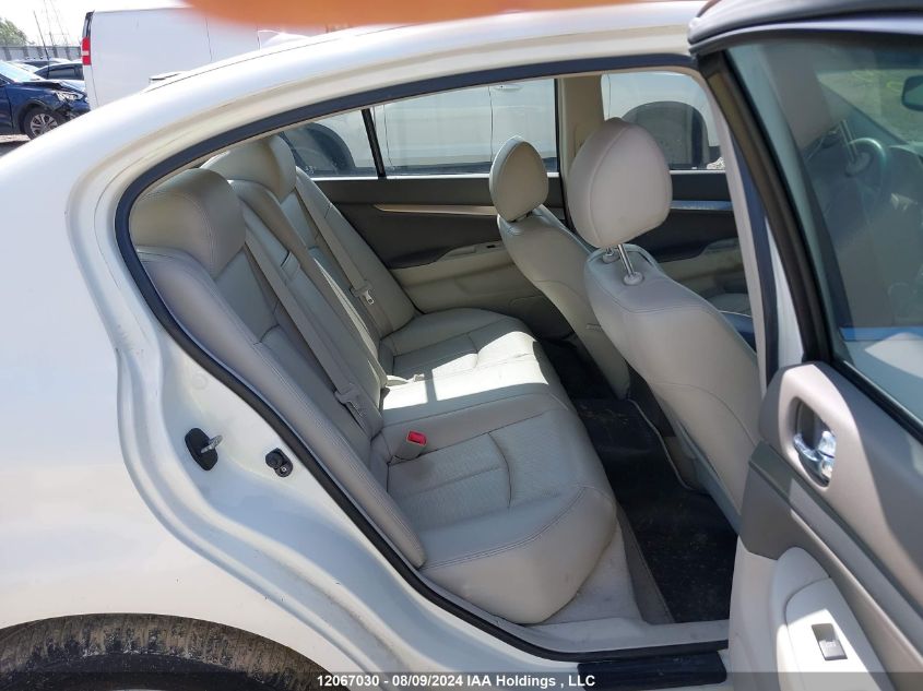 2010 Infiniti G37X VIN: JN1CV6AR9AM456784 Lot: 12067030