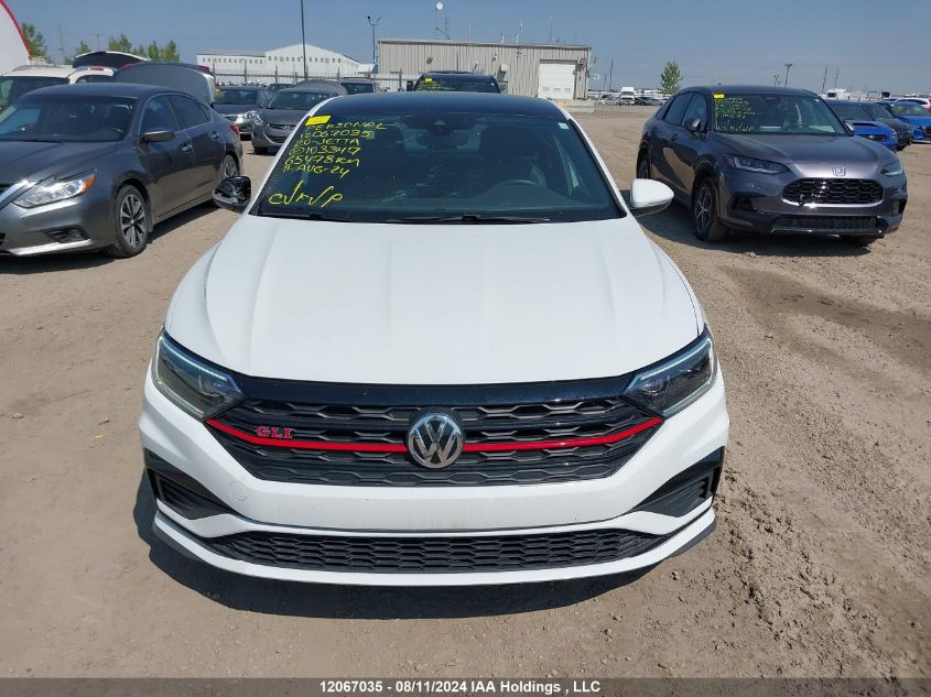 2020 Volkswagen Jetta Gli/S/Autobahn VIN: 3VW6T7BU2LM103347 Lot: 12067035