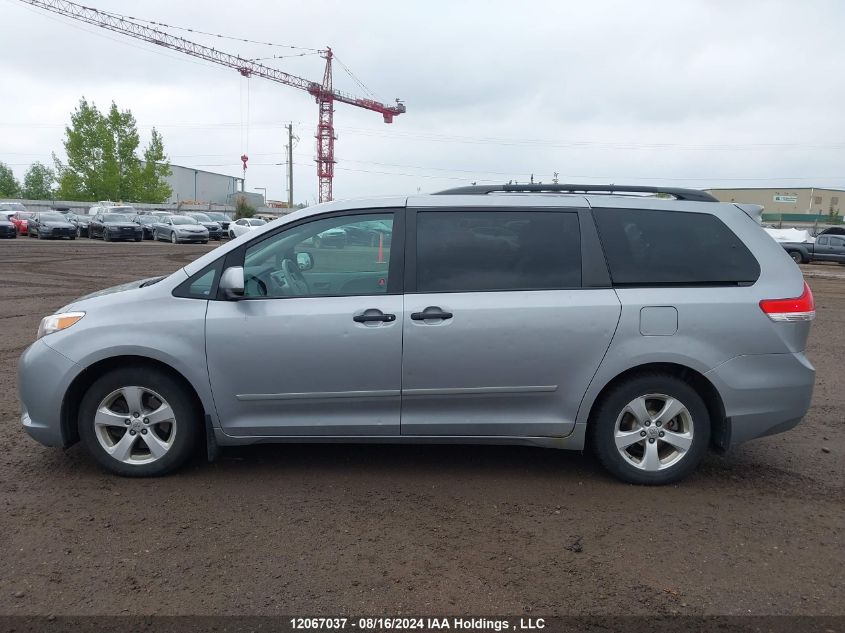 2011 Toyota Sienna VIN: 5TDZK3DC1BS042670 Lot: 12067037