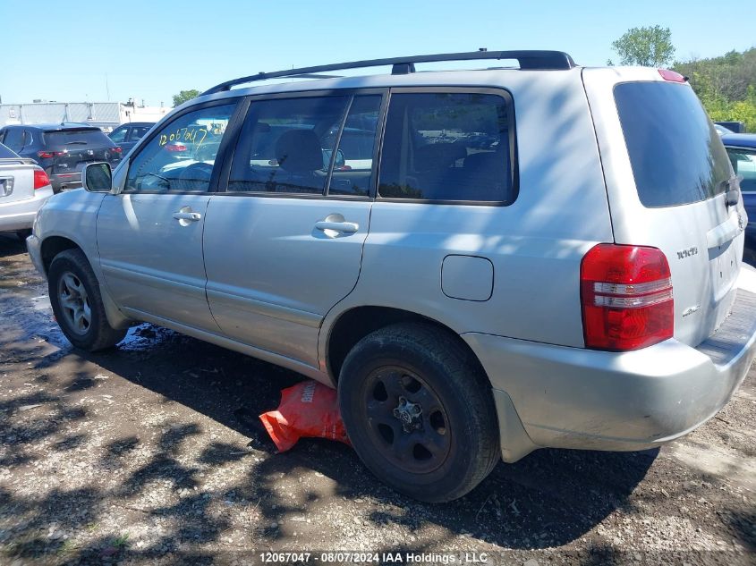 2003 Toyota Highlander VIN: JTEHD21A630018917 Lot: 12067047