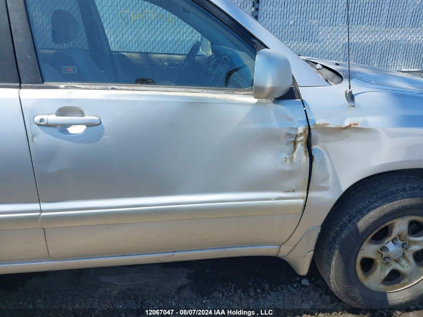 2003 Toyota Highlander VIN: JTEHD21A630018917 Lot: 12067047