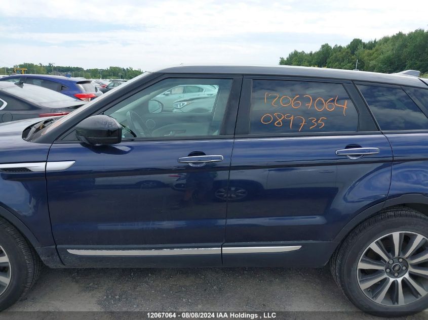 2016 Land Rover Range Rover Evoque VIN: SALVR2BG9GH089735 Lot: 12067064