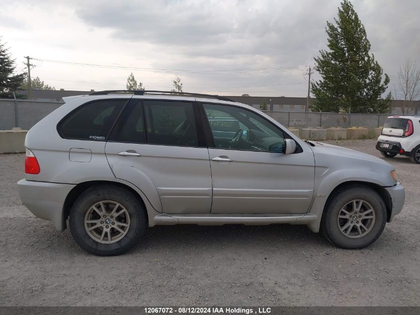 2003 BMW X5 4.4I VIN: 5UXFB33573LH46124 Lot: 12067072