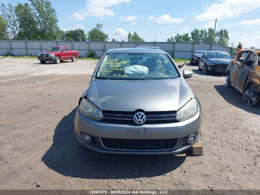 2010 Volkswagen Golf VIN: WVWCA9AJ8AW415085 Lot: 12067079