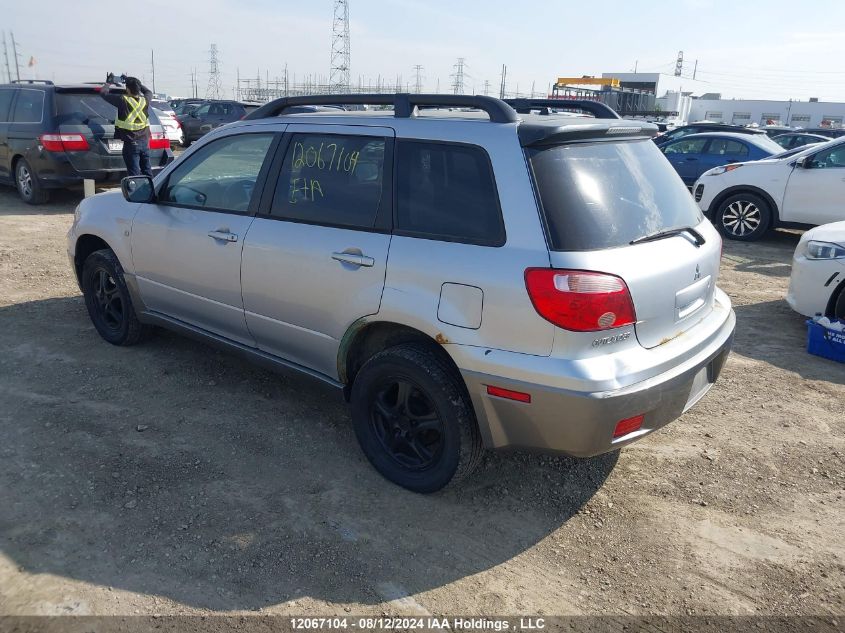 2006 Mitsubishi Outlander VIN: JA4LZ31F76U603899 Lot: 12067104