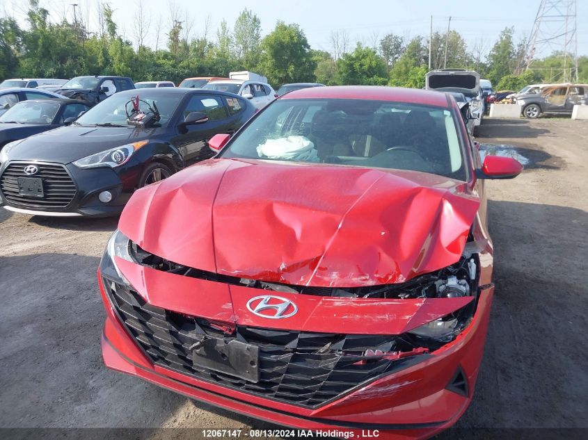 2022 Hyundai Elantra Sel VIN: KMHLM4AG1NU354822 Lot: 12067147