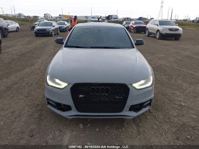 2013 Audi S4 VIN: WAUBGCFL5DA156894 Lot: 12067162