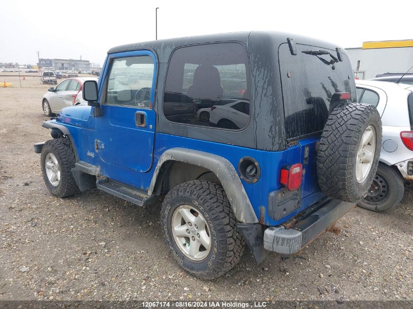 2003 Jeep Tj VIN: 1J4FA49S73P337449 Lot: 12067174