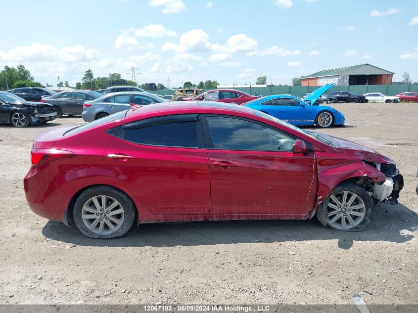 2014 Hyundai Elantra Se/Sport/Limited VIN: 5NPDH4AE7EH486022 Lot: 12067193