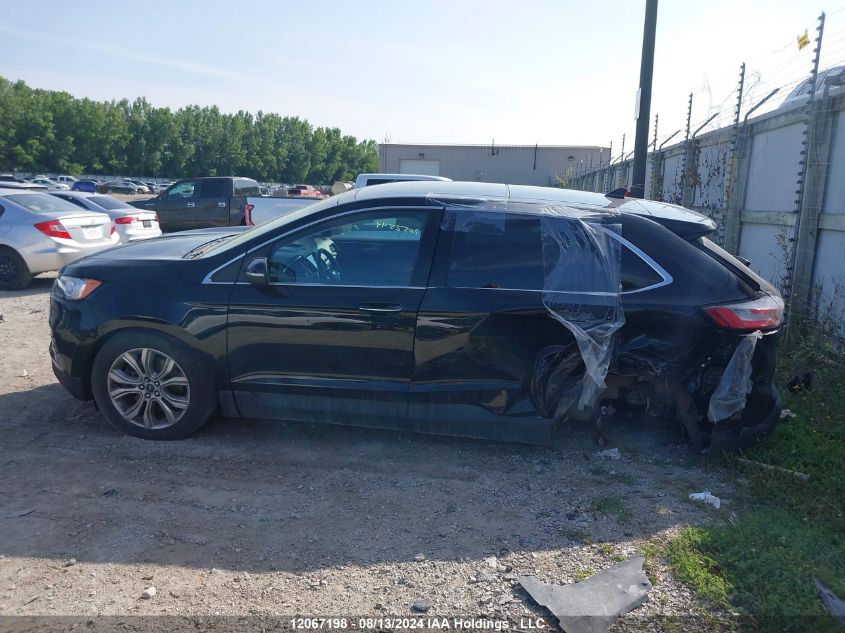 2020 Ford Edge Titanium VIN: 2FMPK4K94LBA20861 Lot: 12067198
