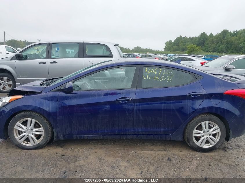 2013 Hyundai Elantra VIN: 5NPDH4AE9DH183273 Lot: 12067205