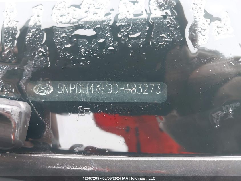 2013 Hyundai Elantra VIN: 5NPDH4AE9DH183273 Lot: 12067205