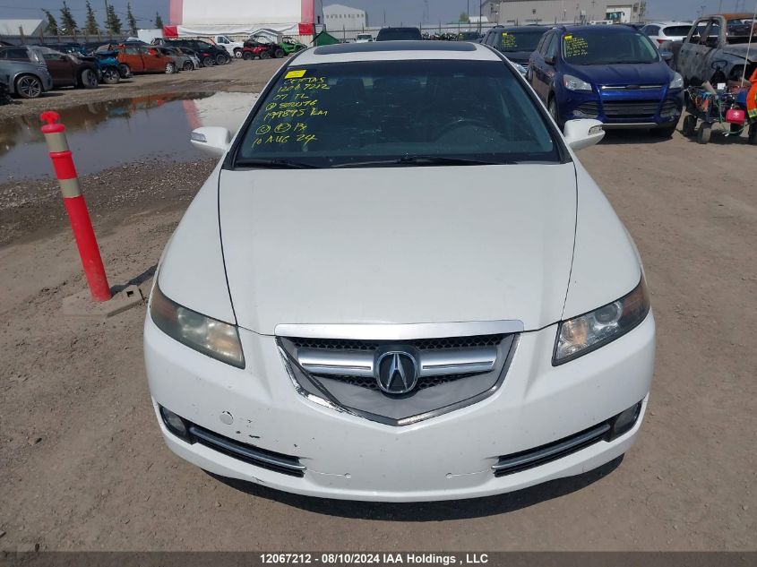 2007 Acura Tl VIN: 19UUA662X7A800076 Lot: 12067212