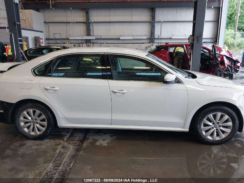 2015 Volkswagen Passat VIN: 1VWAS7A35FC112958 Lot: 12067222