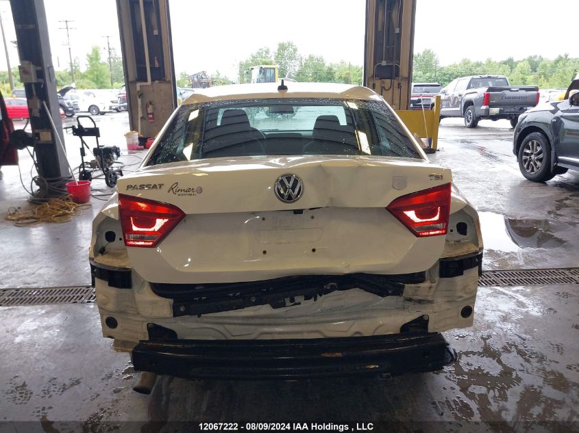 2015 Volkswagen Passat VIN: 1VWAS7A35FC112958 Lot: 12067222