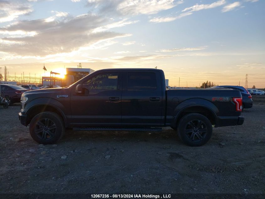 2017 Ford F150 Supercrew VIN: 1FTEW1EG5HFA37313 Lot: 12067235