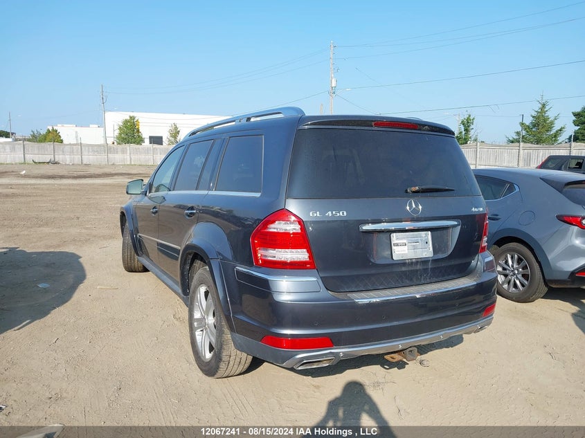 2011 Mercedes-Benz Gl 450 4Matic VIN: 4JGBF7BE9BA693250 Lot: 12067241