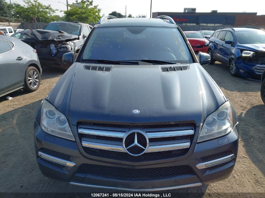 2011 Mercedes-Benz Gl 450 4Matic VIN: 4JGBF7BE9BA693250 Lot: 12067241