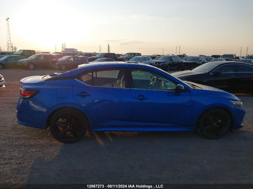 2022 Nissan Sentra Sr VIN: 3N1AB8DVXNY263597 Lot: 12067273