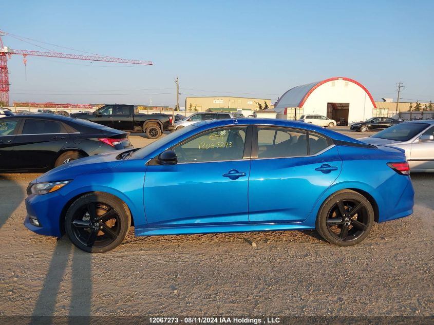 2022 Nissan Sentra Sr VIN: 3N1AB8DVXNY263597 Lot: 12067273