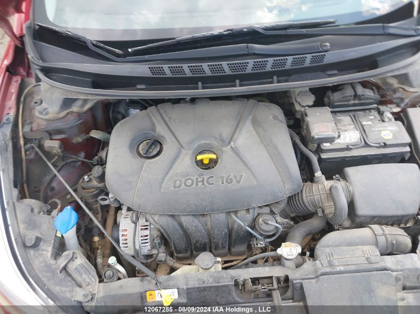 2016 Hyundai Elantra Se/Sport/Limited VIN: 5NPDH4AE7GH778160 Lot: 12067285