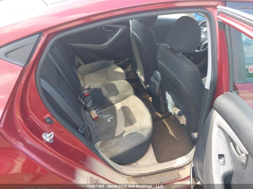 2016 Hyundai Elantra Se/Sport/Limited VIN: 5NPDH4AE7GH778160 Lot: 12067285