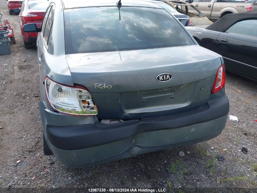 2009 Kia Rio Lx/Sx VIN: KNADE223X96542901 Lot: 12067330