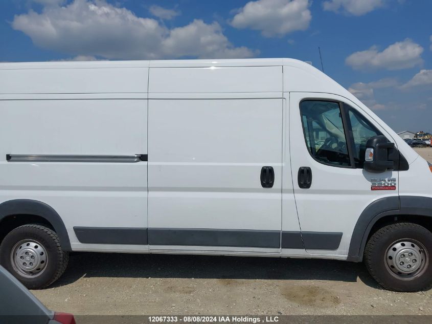 2018 Ram Promaster 3500 High Roof VIN: 3C6URVJGXJE134076 Lot: 12067333