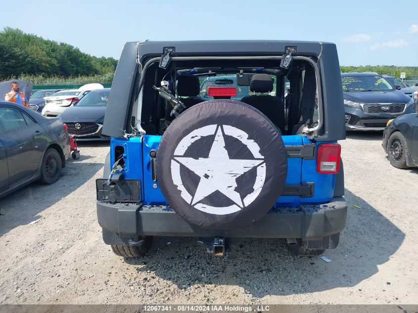 2016 Jeep Wrangler Sport VIN: 1C4AJWAG6GL164510 Lot: 12067341