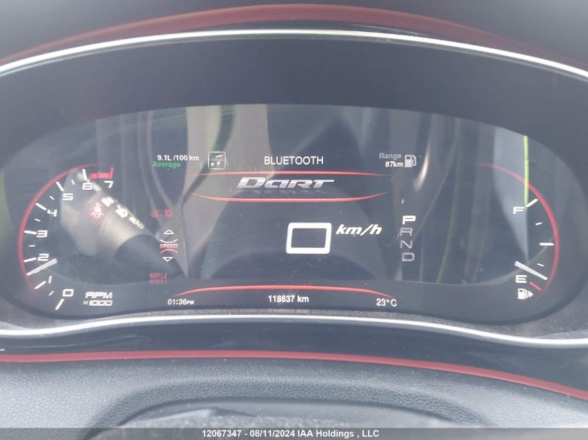 2015 Dodge Dart Aero VIN: 1C3CDFDH9FD282102 Lot: 12067347