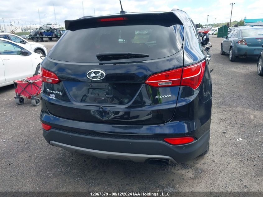 2016 Hyundai Santa Fe VIN: 5XYZU3LB1GG334214 Lot: 12067379