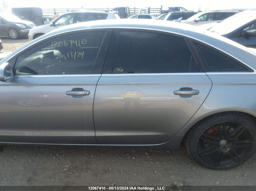 2012 Audi A6 VIN: WAUFGCFC9CN127519 Lot: 12067410