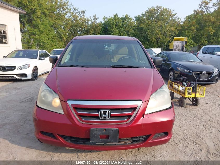 2006 Honda Odyssey VIN: 5FNRL38266B505413 Lot: 12067450