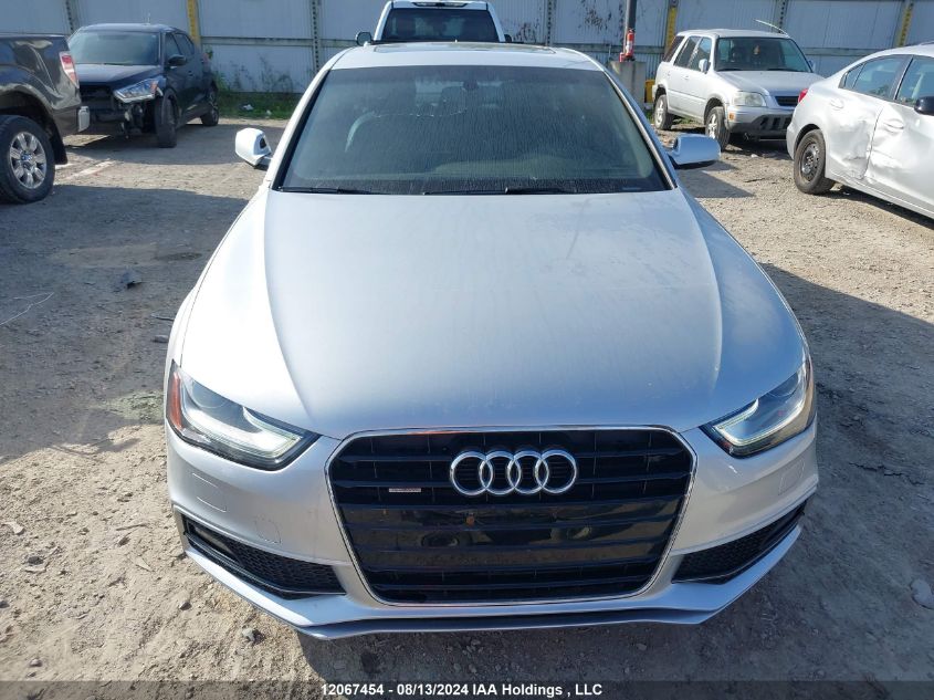 2014 Audi A4 VIN: WAUFFCFL7EN043625 Lot: 12067454