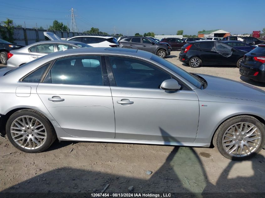 2014 Audi A4 VIN: WAUFFCFL7EN043625 Lot: 12067454