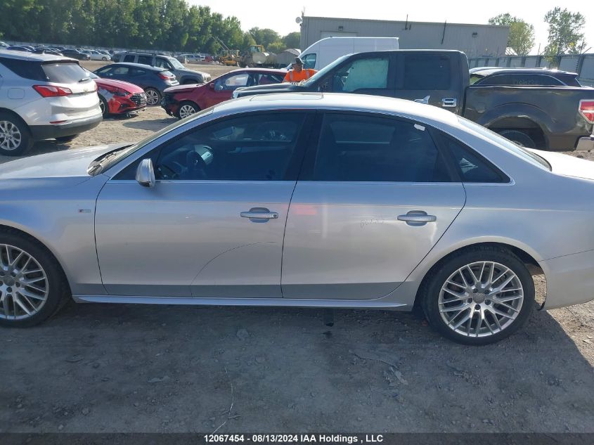 2014 Audi A4 VIN: WAUFFCFL7EN043625 Lot: 12067454