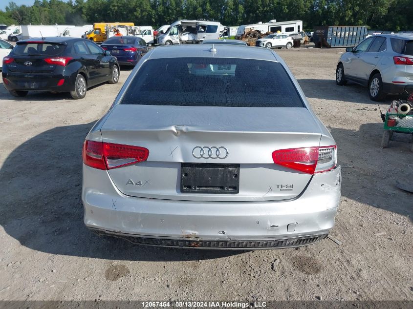 2014 Audi A4 VIN: WAUFFCFL7EN043625 Lot: 12067454
