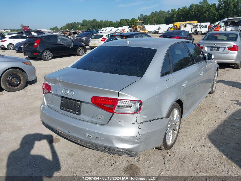 2014 Audi A4 VIN: WAUFFCFL7EN043625 Lot: 12067454