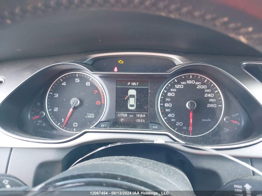 2014 Audi A4 VIN: WAUFFCFL7EN043625 Lot: 12067454