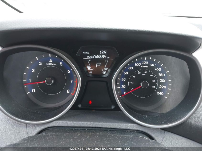 2012 Hyundai Elantra Gls/Limited VIN: 5NPDH4AE1CH098121 Lot: 12067491