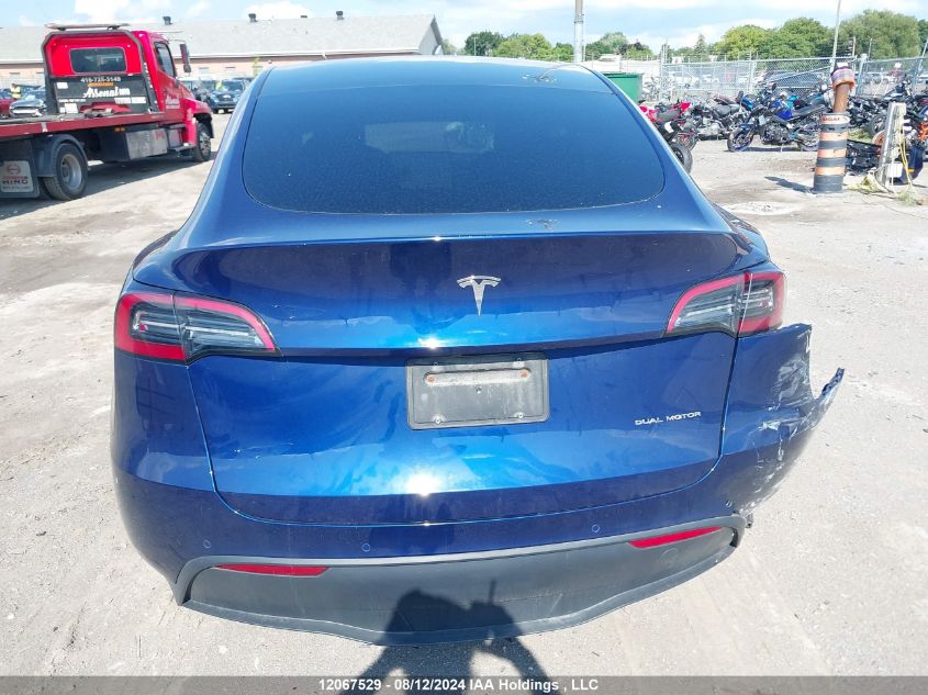 2022 Tesla Model Y VIN: 7SAYGDEE5NF357955 Lot: 12067529