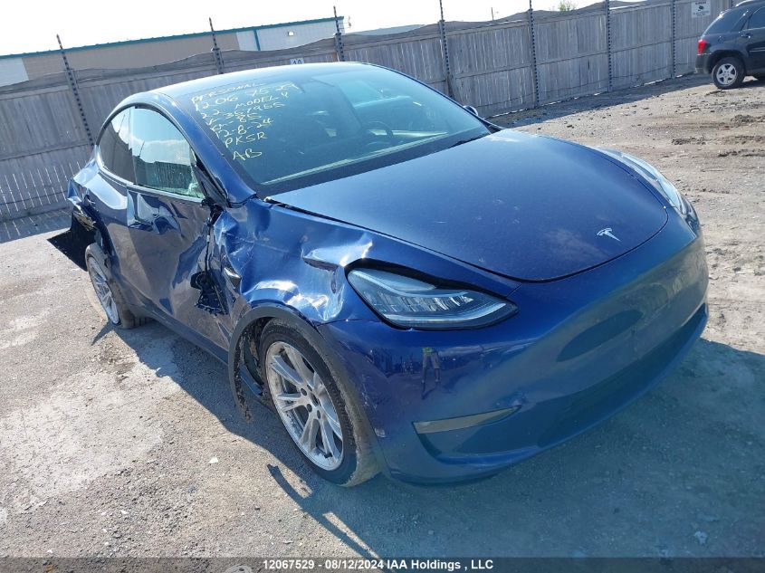 2022 Tesla Model Y VIN: 7SAYGDEE5NF357955 Lot: 12067529